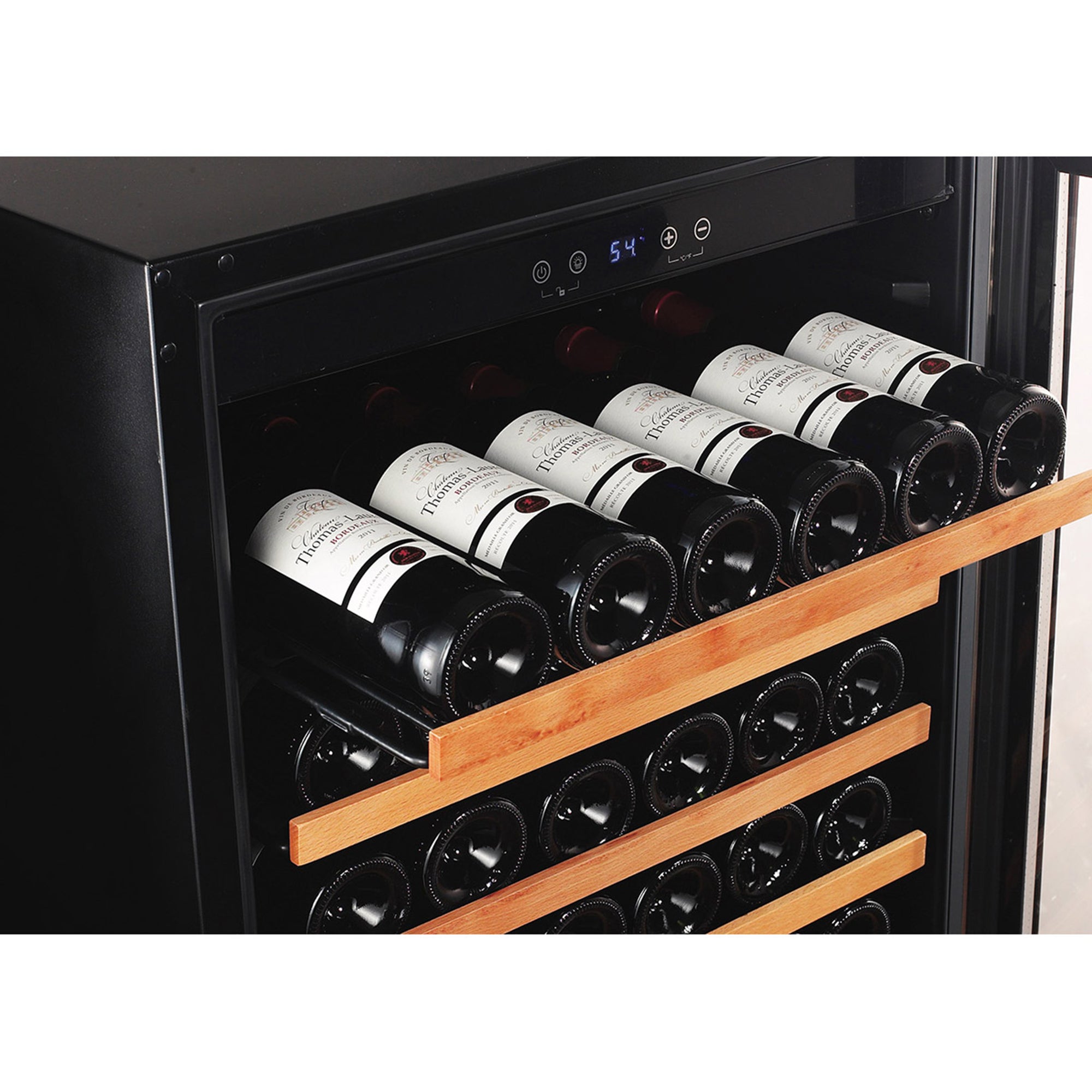 166 Bottle Single Zone Stainless Steel Wine Refrigerator